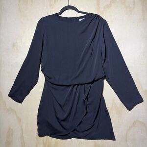 linen dress shop near me Linen Wrap Dress - Midi Length, Perfect for Summer & Special Occasions - Dark Green - XL main image 1